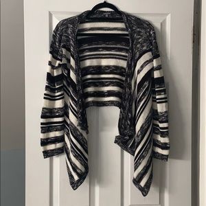 S Charlotte Russe Black and White Cardigan